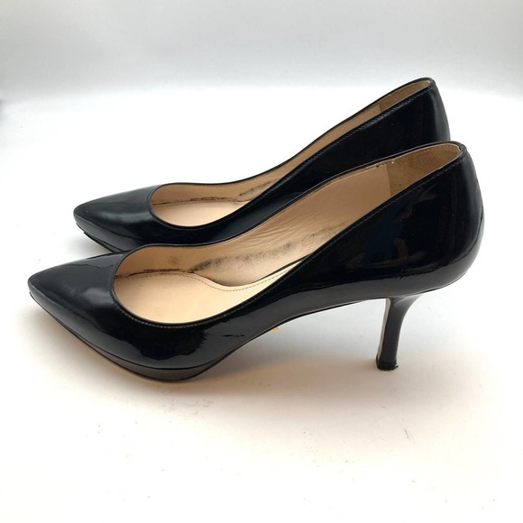 prada  patent leather stiletto pumps - Picture 1 of 10